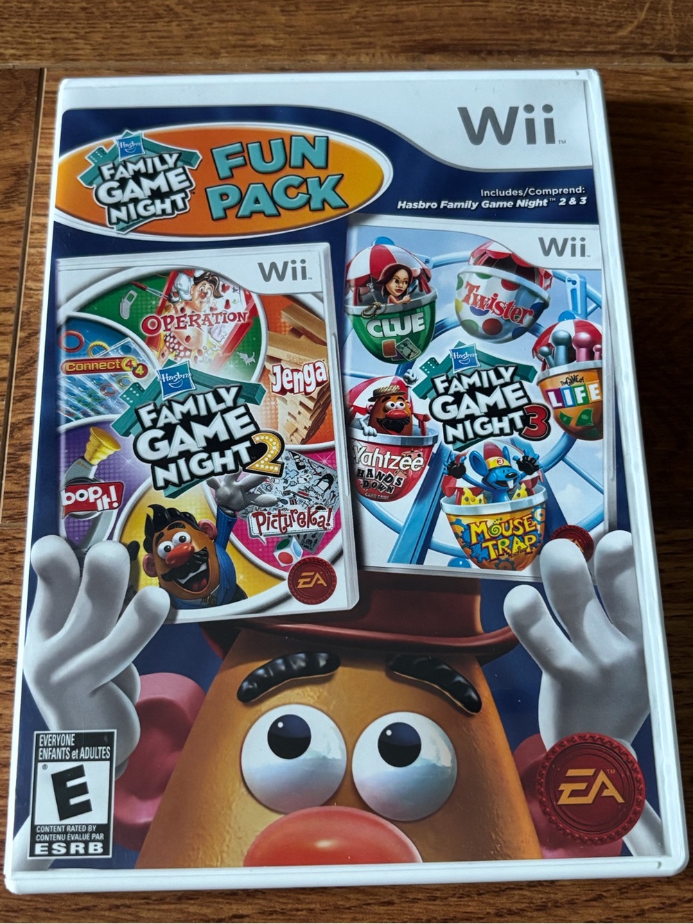 Nintendo Hasbro Family Game Night 2 & 3 Wii video game